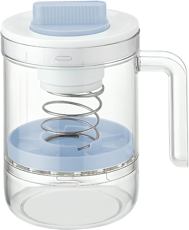 Blue Probiotic Yogurt Strainer High Pressure Filtration for Creamy Thick Yogurt Easy Drain Compact Lightweight - Image 1